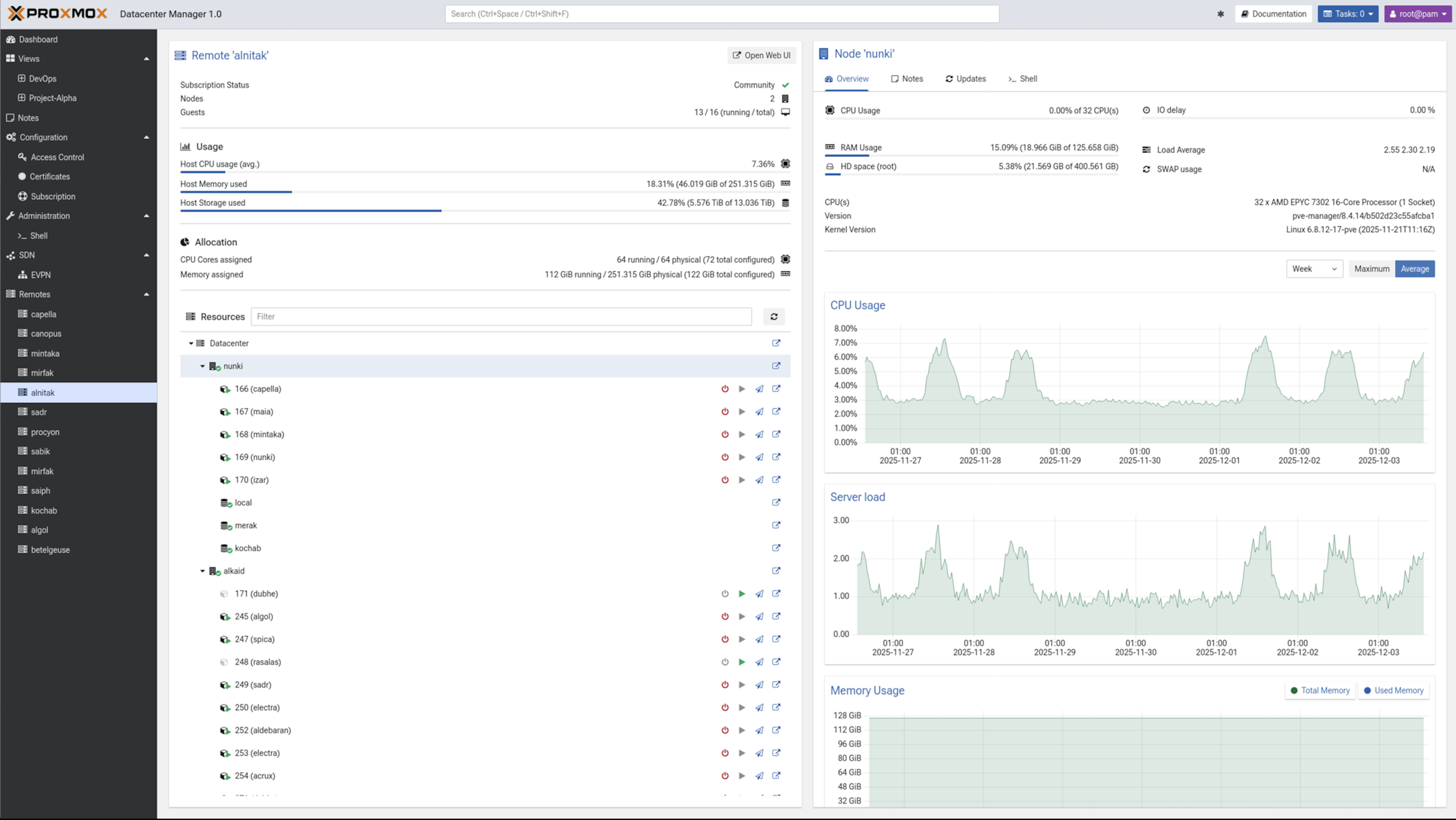 Proxmox Datacenter Manager